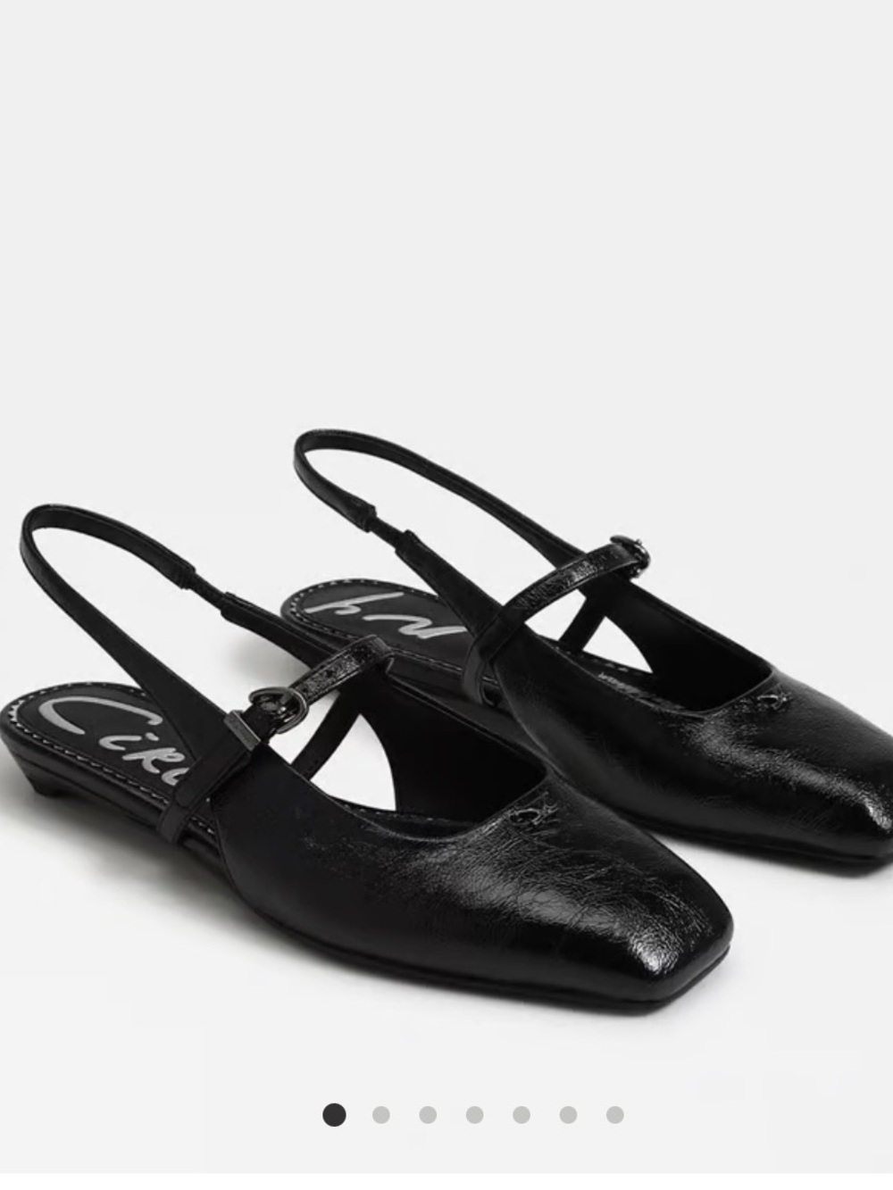 Circus by Sam Edelman Black Elara Slingback Mary Jane 8.5